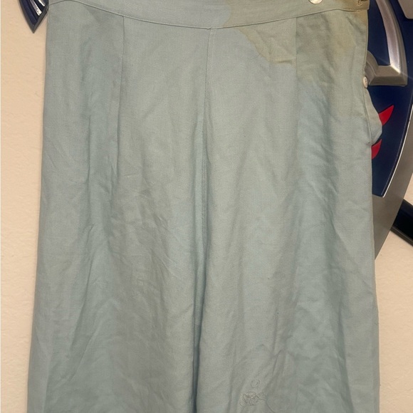 True Vintage 1930s Gaucho Pants — Cashmere & Wool Blend in Misty Blue (Need TLC) - Picture 4 of 11